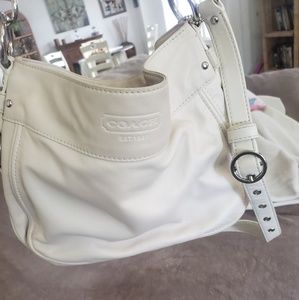 Coach off white bag